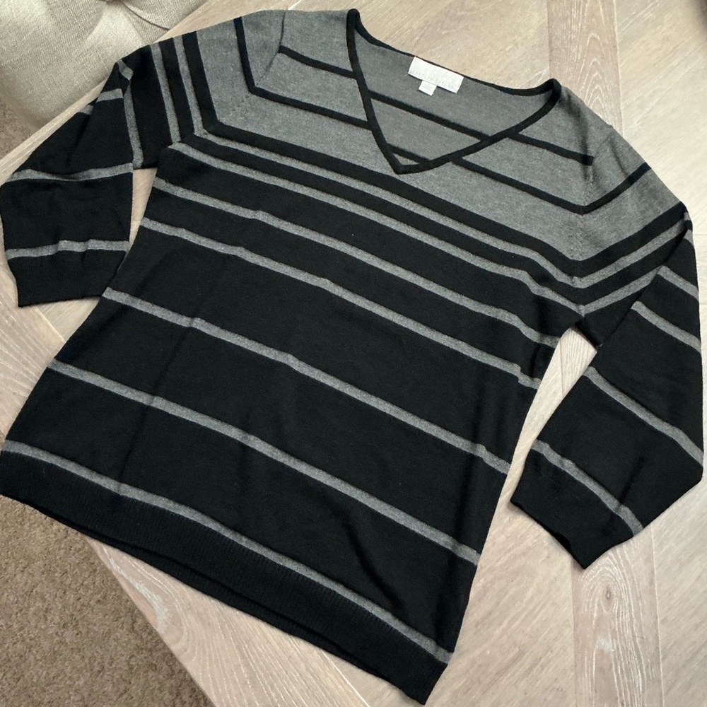 Black Striped Sweater